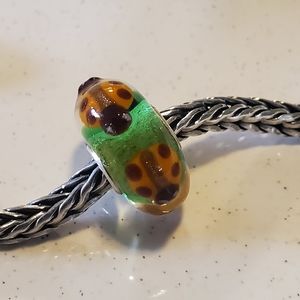 Authentic Trollbeads Unique OOAK Lady Bug bead